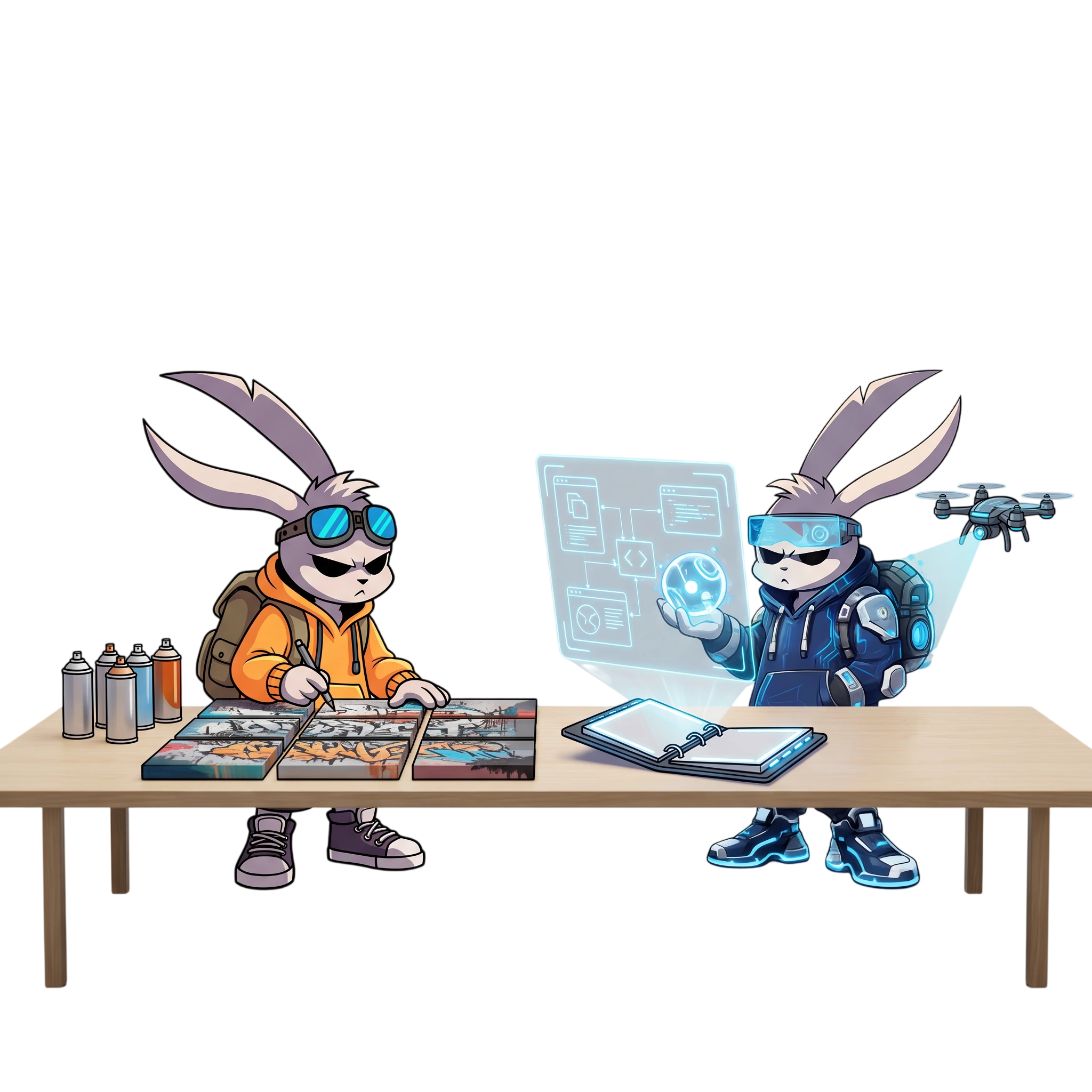 Portfolio work spanning IT digital systems, QA tested delivery, and Oolo creative growth